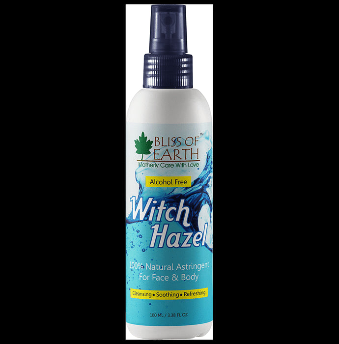 Bliss of Earth Alcohol Free Witch Hazel Toner - Nibasu