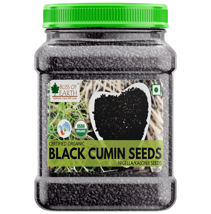 Bliss of Earth Certified Organic Black Cumin Seeds - Nibasu
