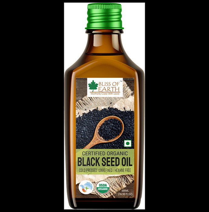 Bliss of Earth Certified Organic Black Seed Oil - Nibasu
