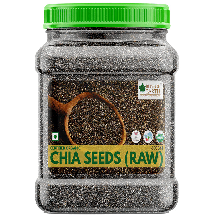 Bliss of Earth Certified Organic Chia Seeds (Raw) - Nibasu