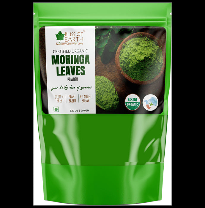 Bliss of Earth Certified Organic Moringa Leaves Powder - Nibasu