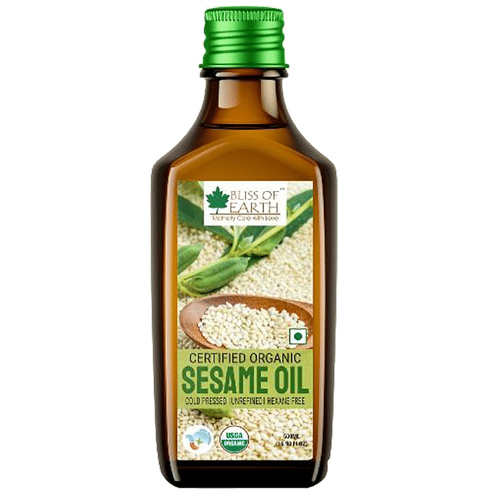 Bliss of Earth Certified Organic Sesame Oil - Nibasu