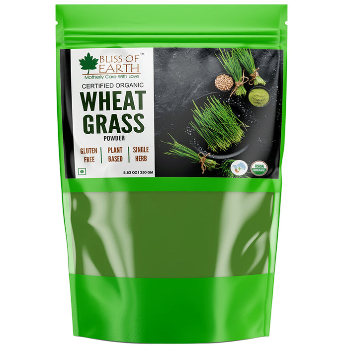 Bliss of Earth Certified Organic Wheat Grass Powder - Nibasu