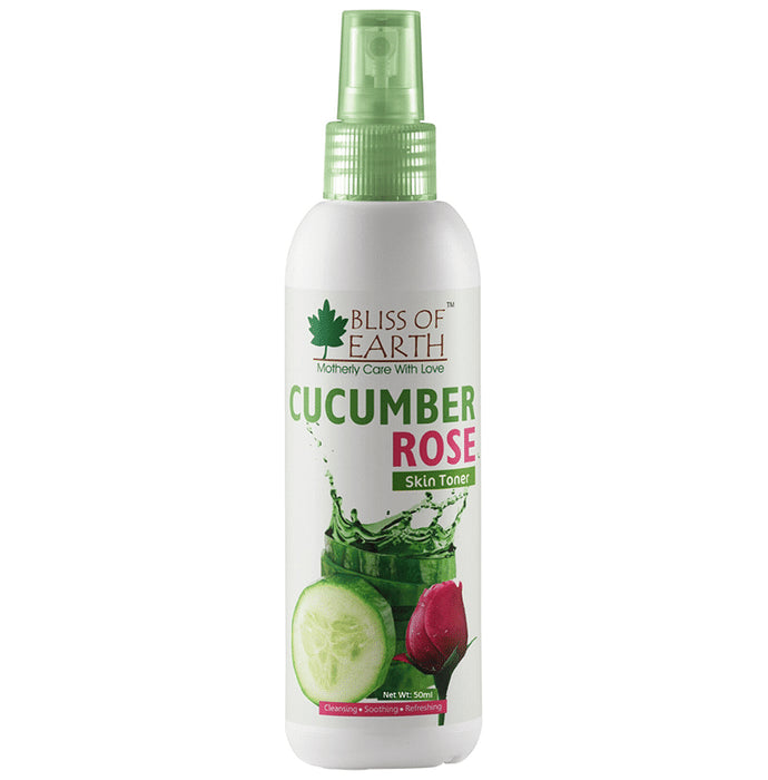 Bliss of Earth Cucumber Rose Skin Toner - Nibasu