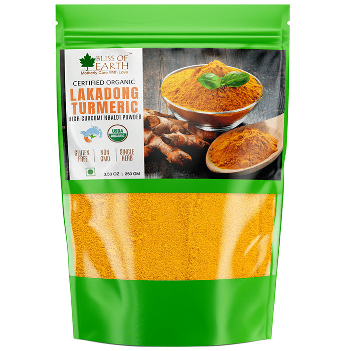 Bliss of Earth High Curcumin Lakadong Turmeric Powder - Nibasu