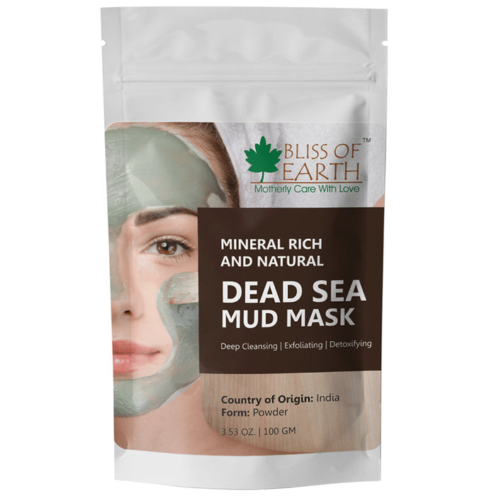 Bliss of Earth Mineral Rich and Natural Dead Sea Mud Mask - Nibasu