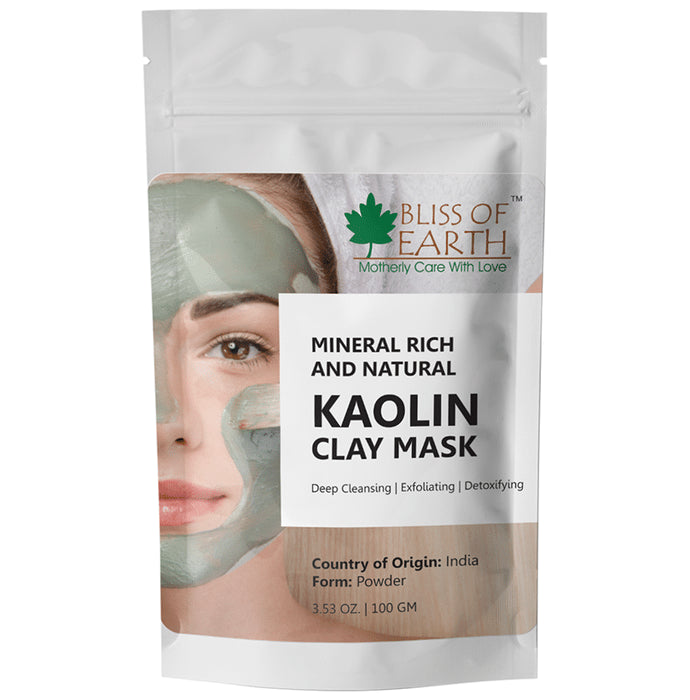 Bliss of Earth Mineral Rich and Natural Kaolin Clay Mask - Nibasu