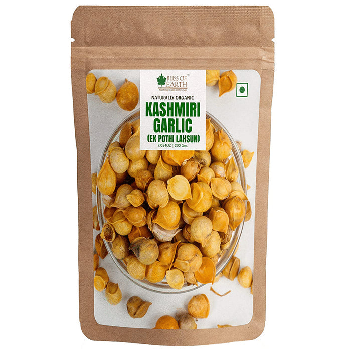Bliss of Earth Naturally Organic Kashmiri Garlic (Ek Pothi Lahsun) - Nibasu