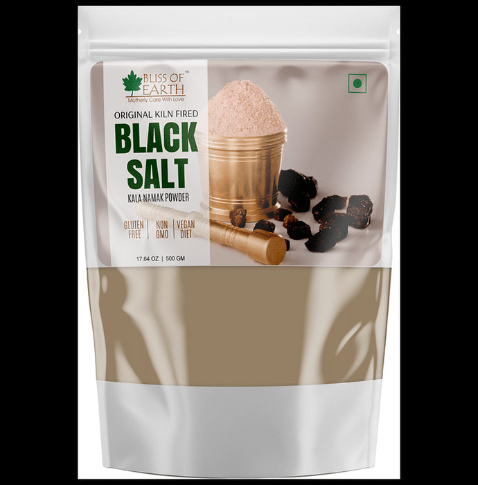 Bliss of Earth Original Kiln Fired Black Salt Kala Namak Powder - Nibasu