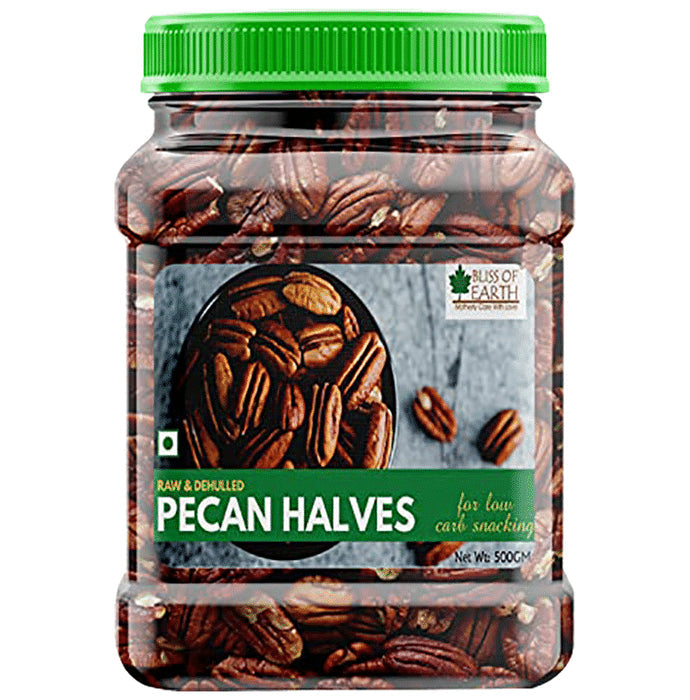 Bliss of Earth Raw & Dehulled Pecan Halves - Nibasu