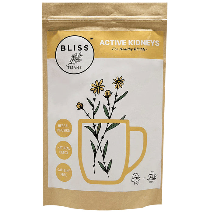 Bliss Tisane Herbal Tea for Bladder Care | Kidney Health | UTI Cure (2gm Each) - Nibasu