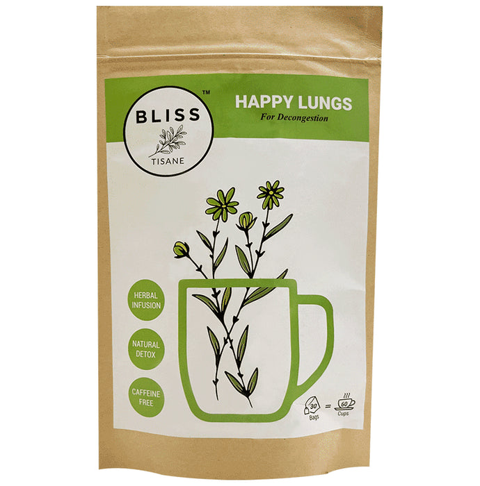 Bliss Tisane Herbal Tea for Decongestion | Lung Care (2gm Each) - Nibasu