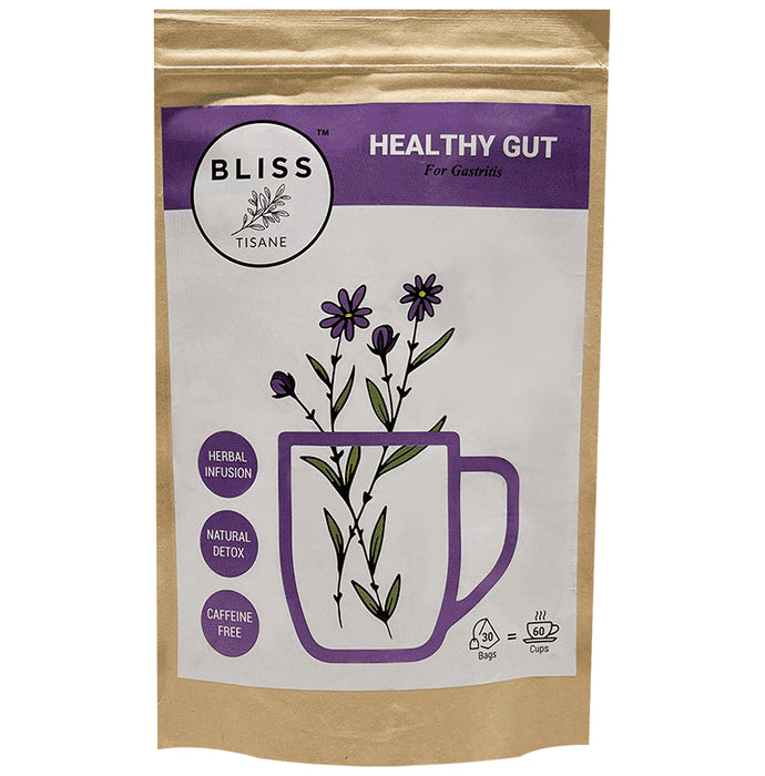 Bliss Tisane Herbal Tea for Gastritis | Gut Health | Gas Relief (2gm Each) - Nibasu
