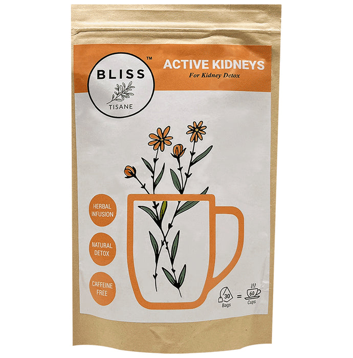 Bliss Tisane Herbal Tea for Kidney Detox | Kidney Health | Kidney Cure (2gm Each) - Nibasu