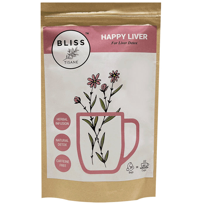 Bliss Tisane Herbal Tea for Liver Care | Liver Relief | Liver Detox | Liver Health Cure (2gm Each) - Nibasu