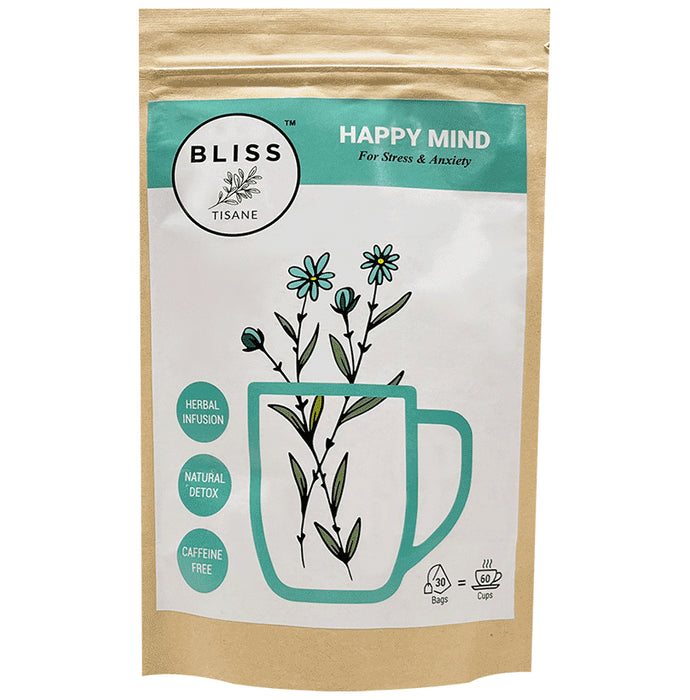 Bliss Tisane Herbal Tea for Stress and Anxiety (2gm Each) - Nibasu