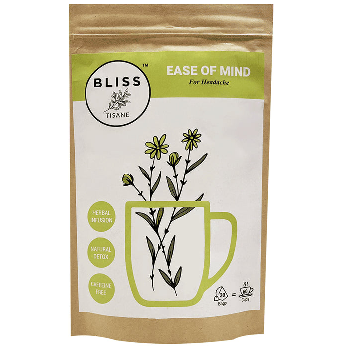 Bliss Tisane Herbal Tea Mind Care | Headache Relief | Migraine Cure (2gm Each) - Nibasu