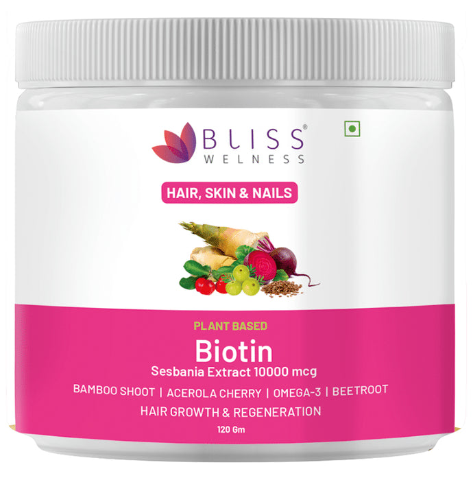 Bliss Welness Biotin Powder - Nibasu