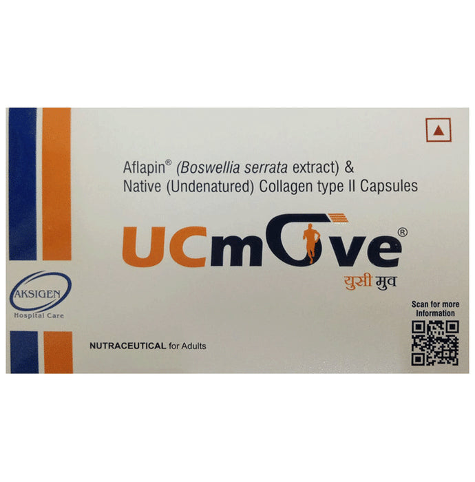 UCmove Capsule with Boswellia Serrata & Collagen Type II - Nibasu