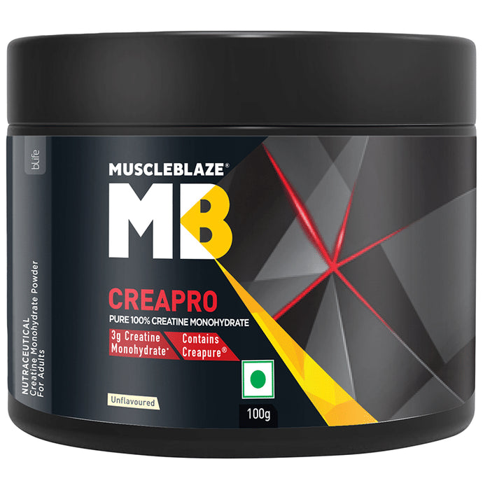 MuscleBlaze Creapro Creatine | With Creapure for Lean Muscles, Energy & Strength | Unflavoured - Nibasu