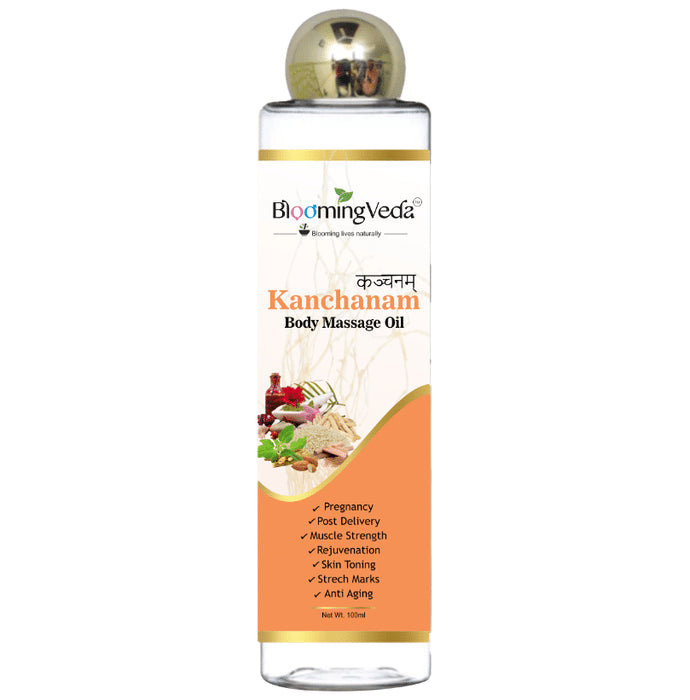 Blooming Veda Kanchanam Body Massage Oil (100ml Each) - Nibasu