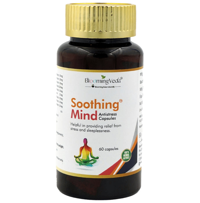 Blooming Veda Soothing Mind Antistress Capsule (60 Each) - Nibasu
