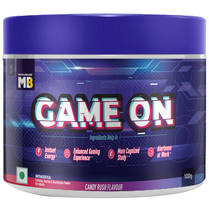 MuscleBlaze Game On Pre Workout Candy Rush - Nibasu