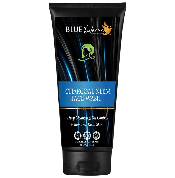 Blue Botanic Face Wash Neem & Charcoal - Nibasu