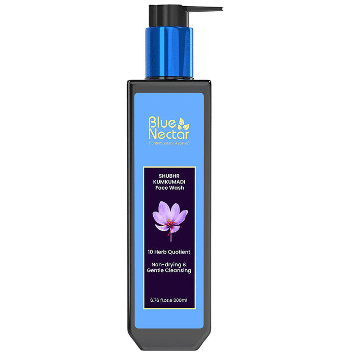 Blue Nectar Shubhr Kumkumadi Face Wash - Nibasu