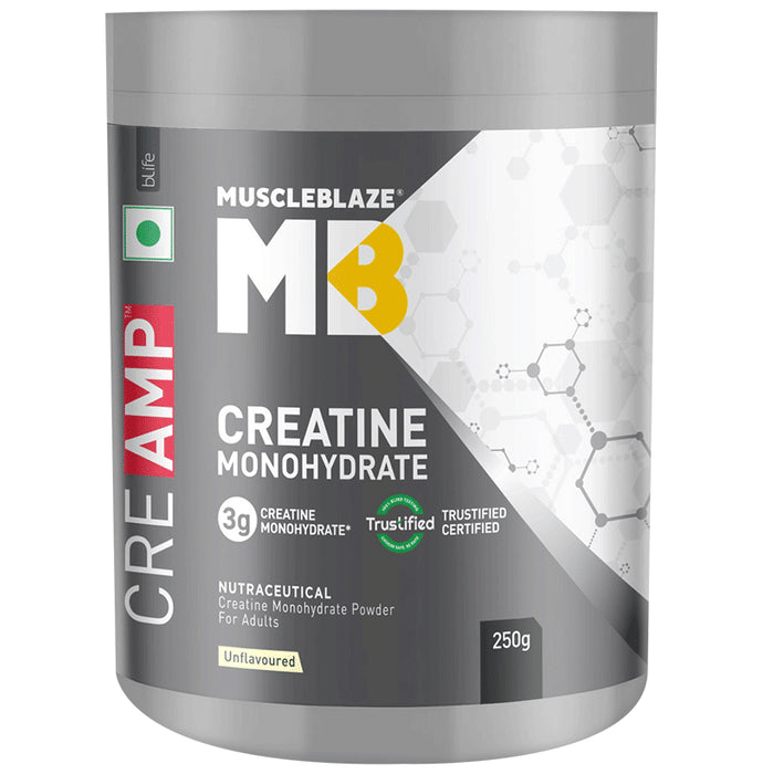 MuscleBlaze MB Creatine Monohydrate | For Muscle Strength, Lean Body Mass & Energy - Nibasu