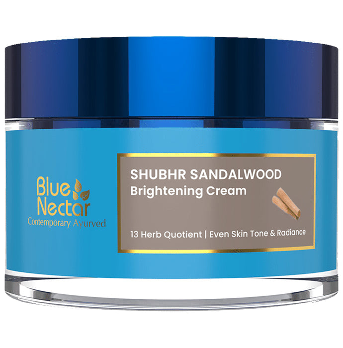 Blue Nectar Shubhr Sandalwood Brightening Cream - Nibasu