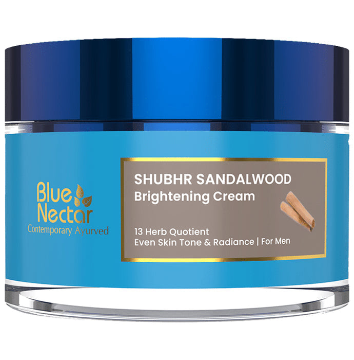 Blue Nectar Shubhr Sandalwood Brightening Cream - Nibasu