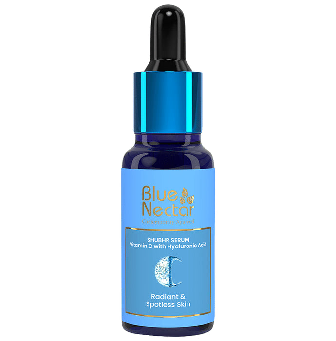 Blue Nectar Shubhr Serum Vitamin C with Hyaluronic acid - Nibasu