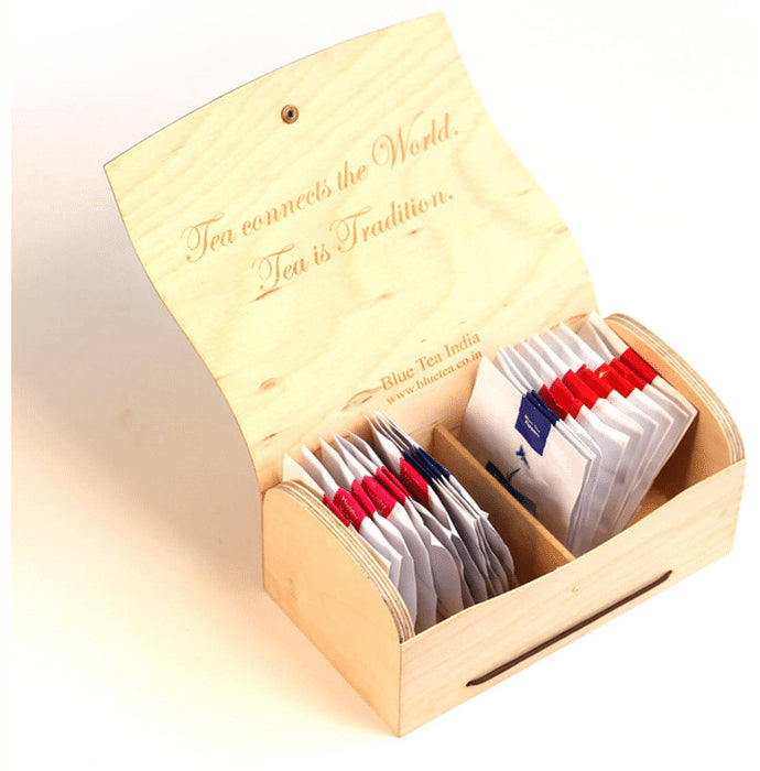 Blue Tea 21 Days Detox Wooden Assorted Gift Pack - Nibasu