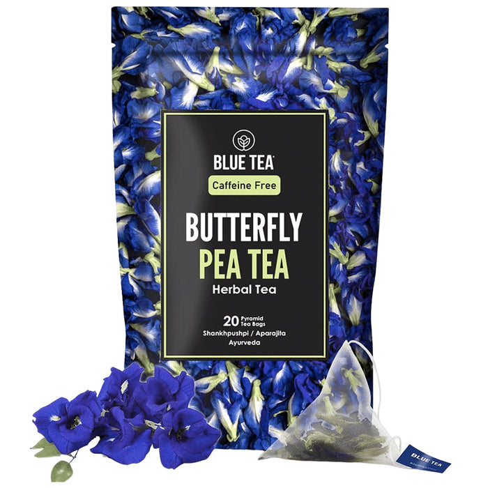 Blue Tea Caffeine Free Butterfly Pea Flower Tea - Nibasu