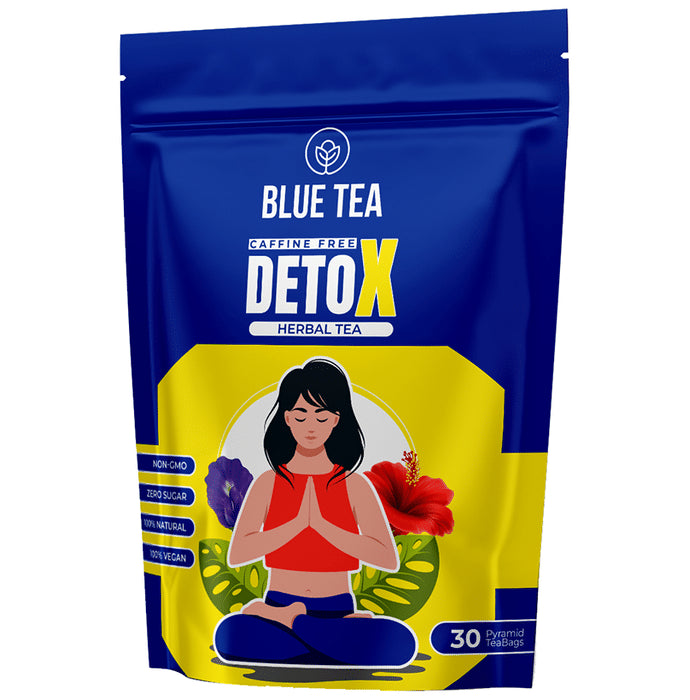 Blue Tea Detox Herbal Tea Bag - Nibasu