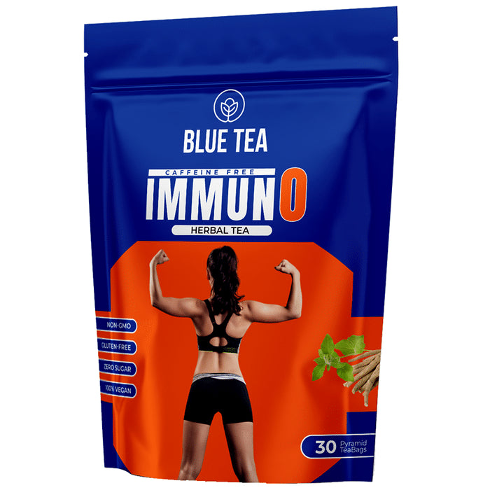 Blue Tea Immuno Herbal Tea Bag - Nibasu