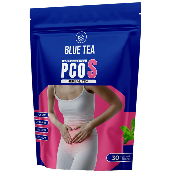 Blue Tea Pcos Herbal Tea Bag - Nibasu