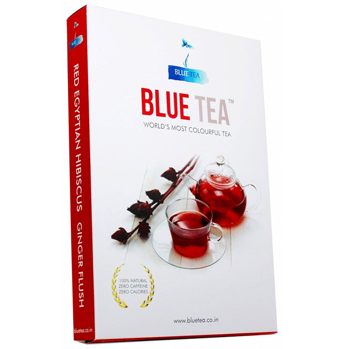 Blue Tea Red Egyptian Hibiscus Ginger Flush - Nibasu