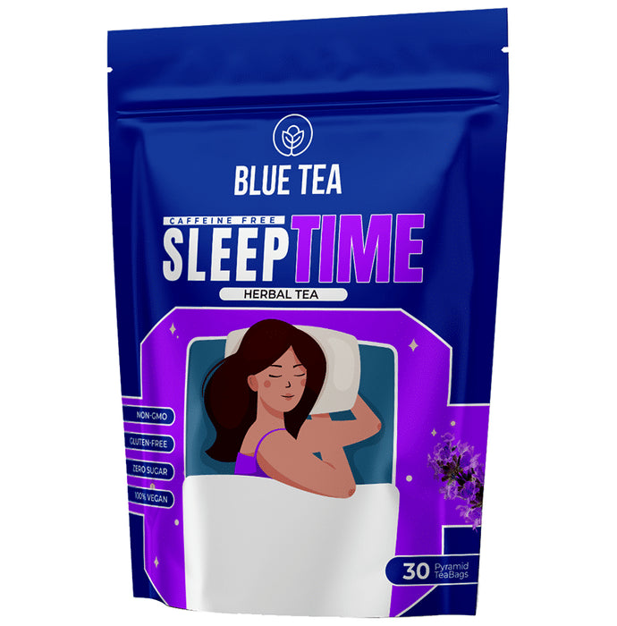 Blue Tea Sleep Time Herbal Tea Bag - Nibasu
