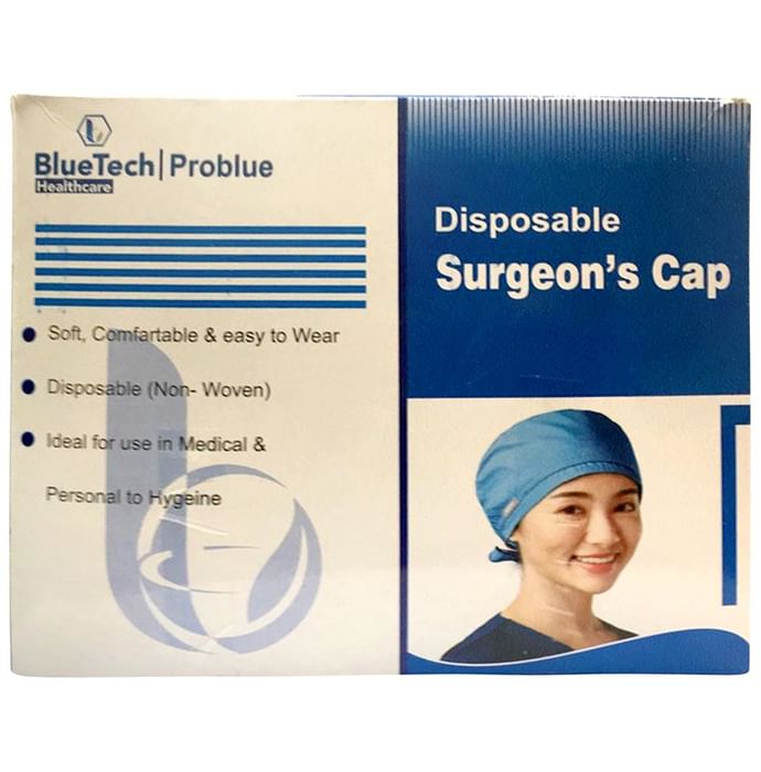 Bluetech Healthcare Problue Disposable Surgeon's Cap - Nibasu