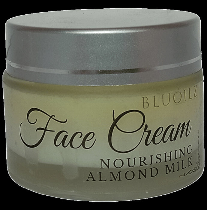 Bluoilz Nourishing Almond Milk Face Cream - Nibasu