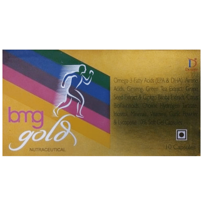 Bmg Gold Soft Gelatin Capsule - Nibasu