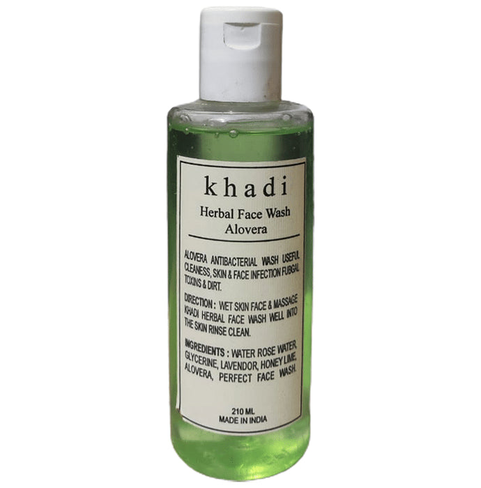 Khadi Herbal Aloevera Face Wash - Nibasu