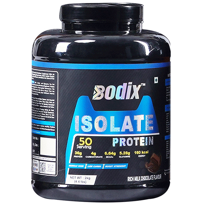 Bodix Isolate Protein (2kg Each) Rich Milk Chocolate - Nibasu