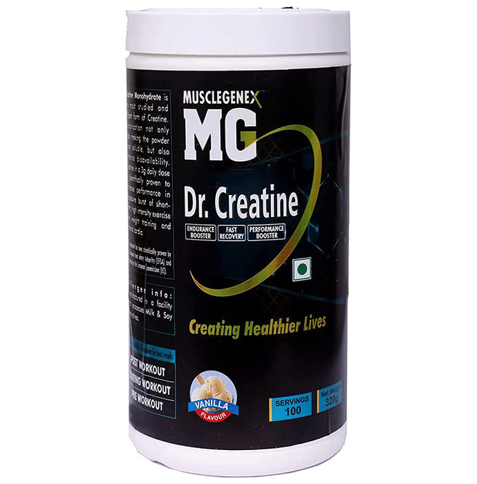Musclegenex Dr.Creatine Powder Vanilla - Nibasu