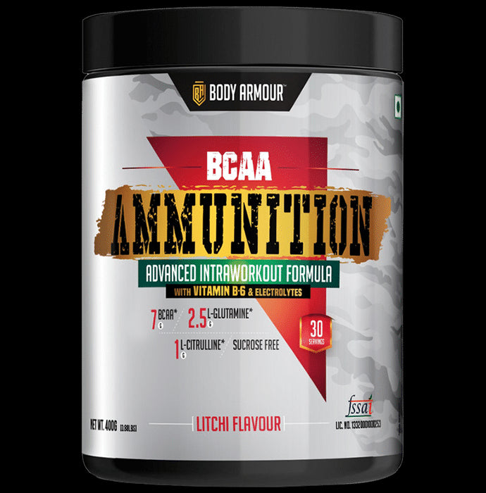 Body Armour BCAA Ammunition Powder Litchi - Nibasu