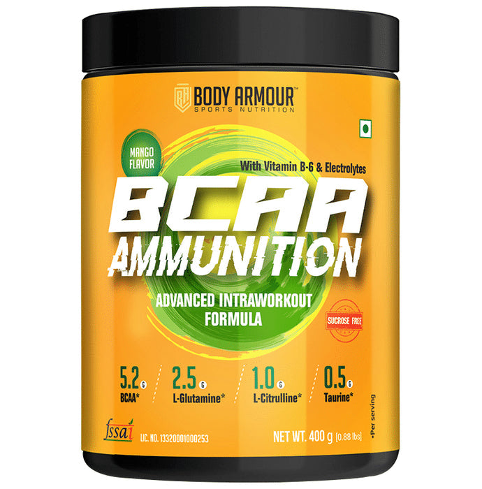 Body Armour BCAA Ammunition Powder Mango - Nibasu