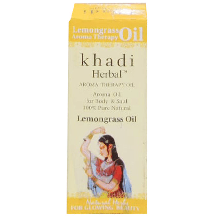 Khadi Herbal Essential Lemongrass Oil - Nibasu