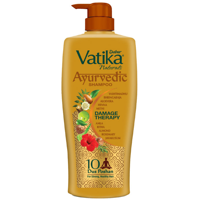 Dabur Vatika Naturals Ayurvedic Shampoo - Nibasu